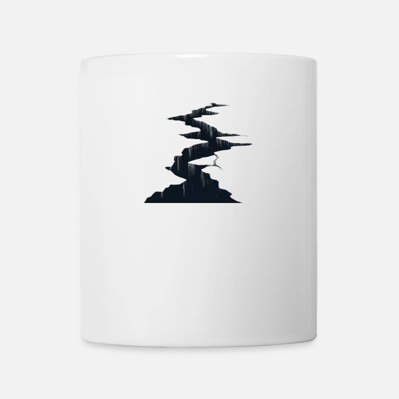 Crack in the ground - Mug - white