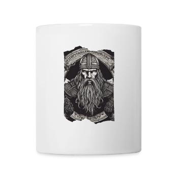 Norseman Glory Viking Beard Helmet Warrior Grey - Mug - white - Front