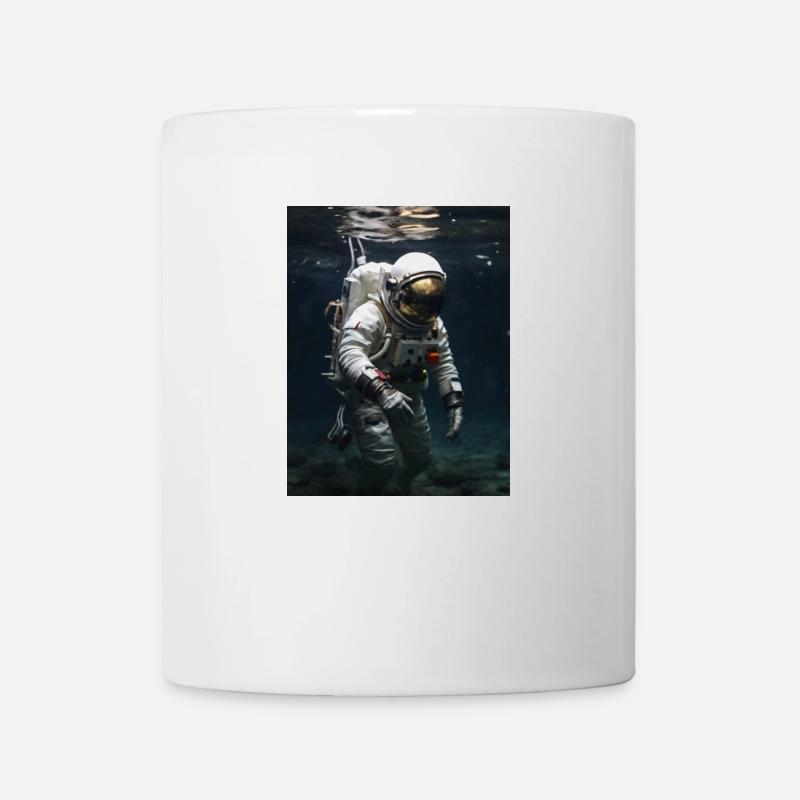 astronaut under deep water - Tasse - Weiß