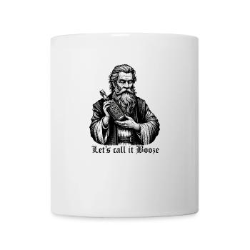 Let's call it BOOZE - Tasse - Weiß - Vorne
