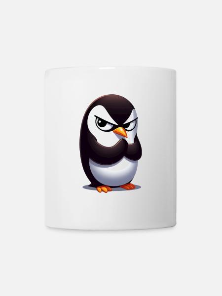 Penguin Funny Animals - Mug - white