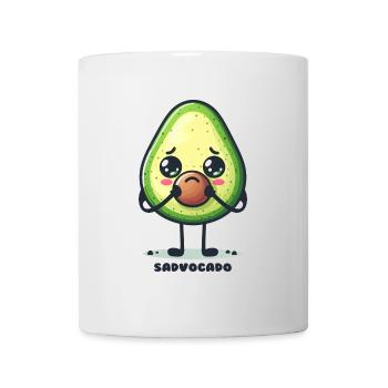 Sadvocado Sad Avocado Guac Funny - Mug - white - Front