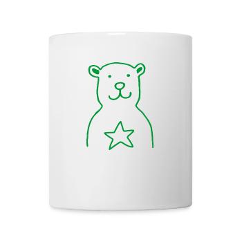 BAER STAR green - Tasse - Weiß - Vorne