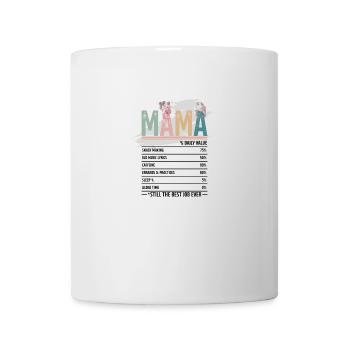 Mama Mama Leben Geschenk - Tasse - Weiß - Vorne