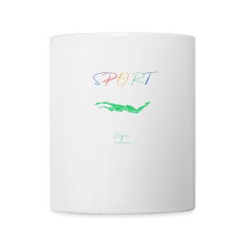 Natation - Mug blanc - blanc - Devant