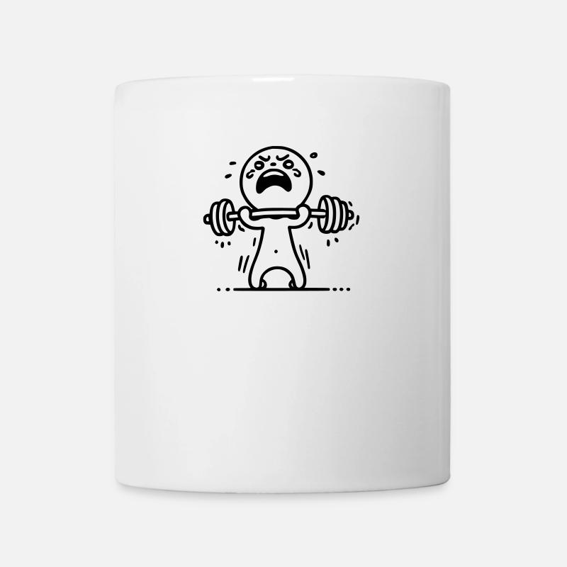 Bonté allumette Musculation - Mug blanc - blanc
