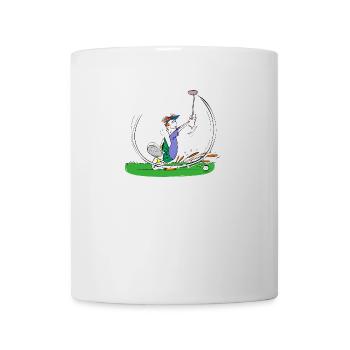 Golfer - Tasse - Weiß - Vorne