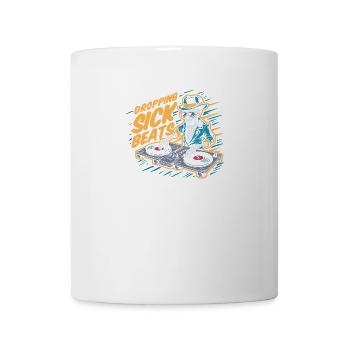 Dropping sick beats - Mug - white - Front