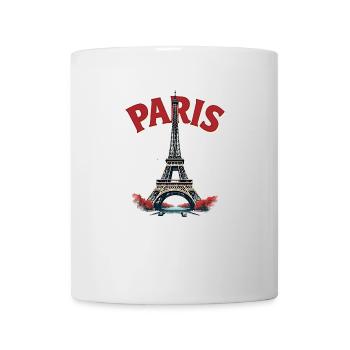 Eiffel Tower, Paris, retro - Mug - white - Front