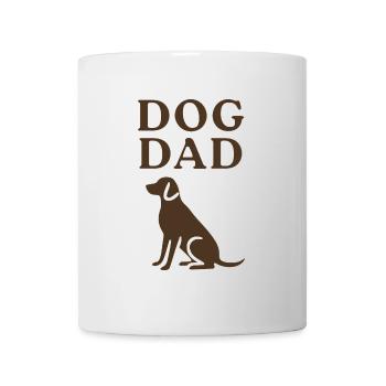 Dog Dad Silhouette Labrador Love - Mug - white - Front