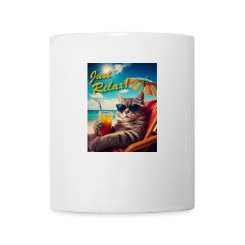 Just Relax Cat - Mug - white - Front