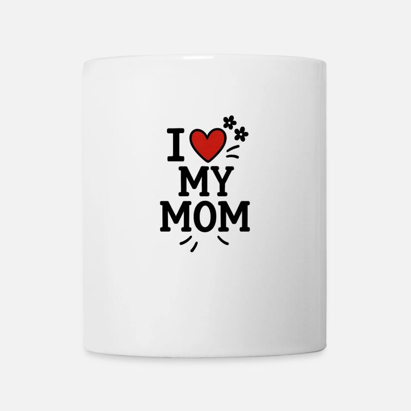 J’aime ma mère - Mug blanc - blanc