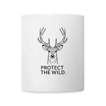 Fine Line Hirsch – Protect The Wild - Mug - white - Front
