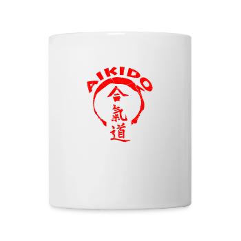 Aikido - Tasse - Weiß - Vorne