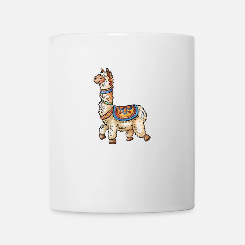 Llama - Tasse - Weiß