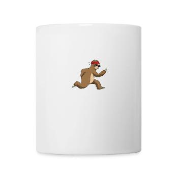 Je n'abandonnerai pas le cadeau Funny Runner - Mug blanc - blanc - Devant