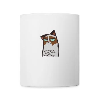 Traurige Katze Geschenk für Kinder und Erwachsene! - Tasse - Weiß - Vorne
