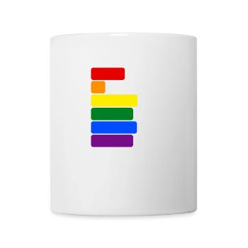 LGBT gay marriage love rainbow flag CSD gift - Mug - white - Front