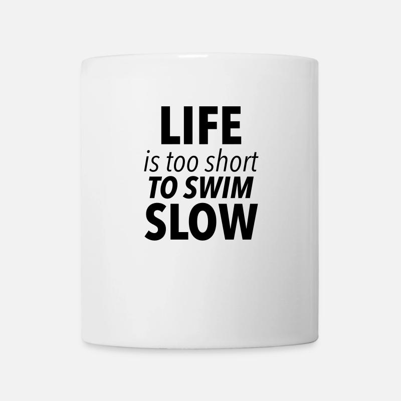 Natation - Mug blanc - blanc