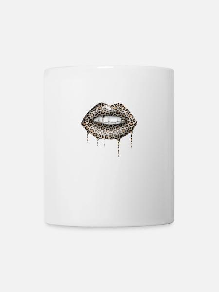 Sexy Leo lips - Tasse - Weiß
