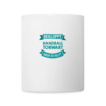 Handball Torwart Lustig Spruch Amateur Geschenk - Tasse - Weiß - Vorne