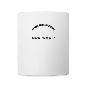 Es Gibt Wichtigeres Als Kegeln Lustig - Tasse - Weiß - Vorne