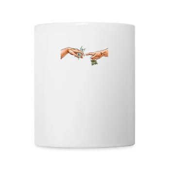 Joint dealer Michelangelo Adams Erschaffung Adams - Tasse - Weiß - Vorne
