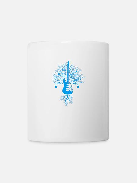 Guitar blue tree song sing playing t-shirt - Mug - white