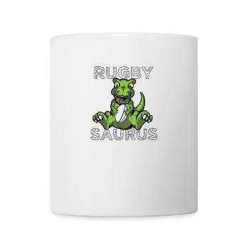 Rugby Dinosaurs Rugbysaurus Dino rugby fan - Mug - white - Front
