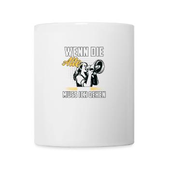 Arme Männer mit starker Ehefrau - Tasse - Weiß - Vorne
