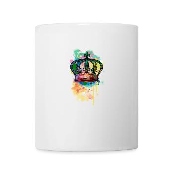 Colorful crown - Mug - white - Front