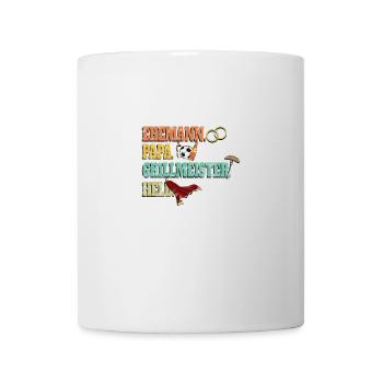 Ehemann - Papa - Grillmeister - Held - Tasse - Weiß - Vorne
