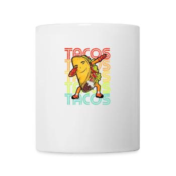 Dabbing Taco Cinco de Mayo Funny Tacos - Mug blanc - blanc - Devant