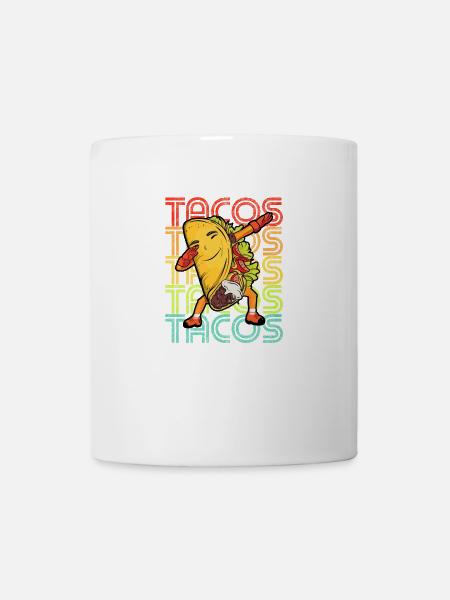 Dabbing Taco Cinco de Mayo Lustige Tacos - Tasse - Weiß