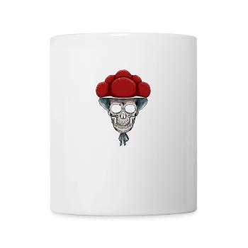 Bollenhut Totenkopf Schwarzwald Schwarzwälder - Tasse - Weiß - Vorne