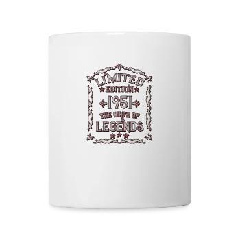 Geboren in 1951 Vintage Legende 1951 - Tasse - Weiß - Vorne