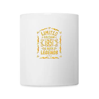 Cadeau pour le 70 anniversaire Né en 1951 - Mug blanc - blanc - Devant