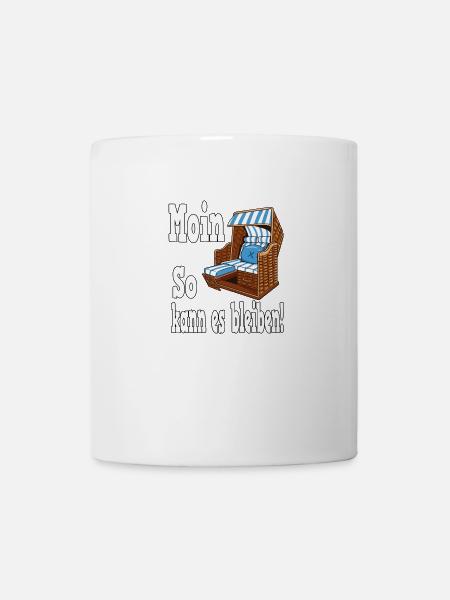 Moin So Kann Es Bleiben - Tasse - Weiß