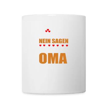 Ich bin die Oma - Tasse - Weiß - Vorne