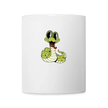 Knuddlige niedliche Schlange - Tasse - Weiß - Vorne