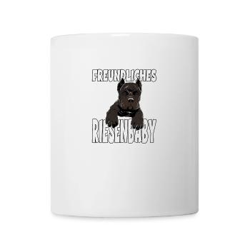 Cane Corso Freundliches Riesenbaby - Tasse - Weiß - Vorne