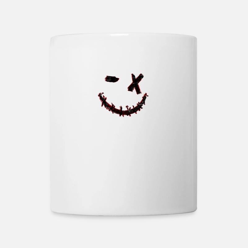 Glitch Smiley - Mug blanc - blanc