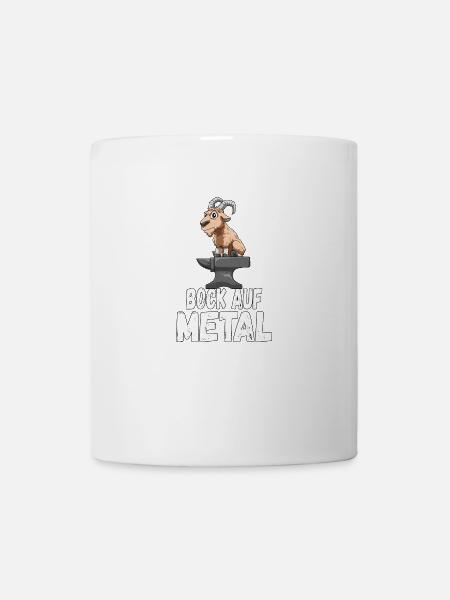 Bock auf Metal - Tasse - Weiß