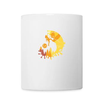 Begsteigen Kletterin frau geschenk natur freiheit - Tasse - Weiß - Vorne