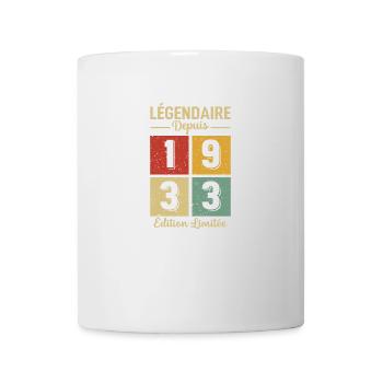 Légendaire Depuis 1933 - Mug blanc - blanc - Devant