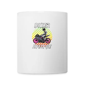 Motorcycle Lifestyle / Motorcycle / Motorcycle biker - Mug - white - Front