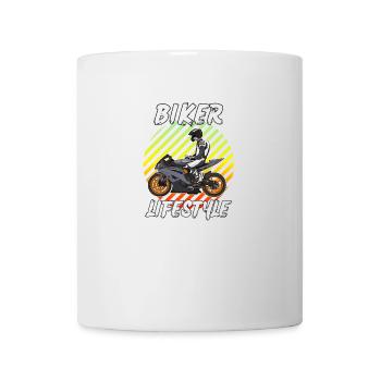 Moto Lifestyle / Moto / Moto motard - Mug blanc - blanc - Devant