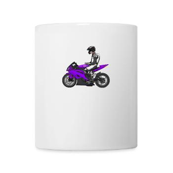 Motorcycle Lifestyle / Motorcycle / Motorcycle biker - Mug - white - Front