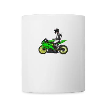 Motorcycle Lifestyle / Motorcycle / Motorcycle biker - Mug - white - Front