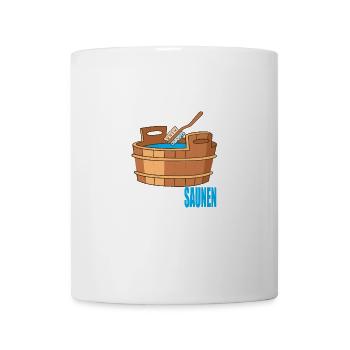 Absolutes abschalt Programm entspricht Saunen - Tasse - Weiß - Vorne